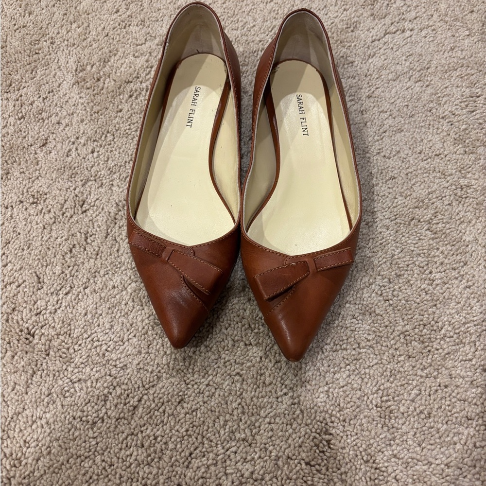 Sarah Flint Women's Brown Leather Flats